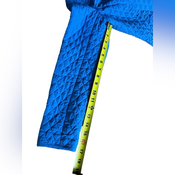 Pantology quilted‎ lightweight blue jacket. Size 8P - Picture 7 of 9